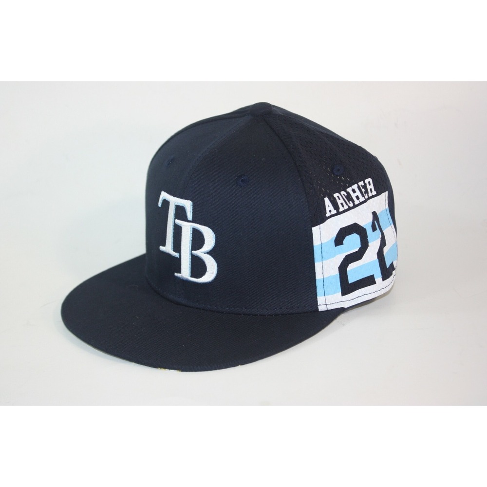 Melonwear Hat Unisex OS Blue Tampa Bay Rays Chris Archer Promo Snapback Cap
